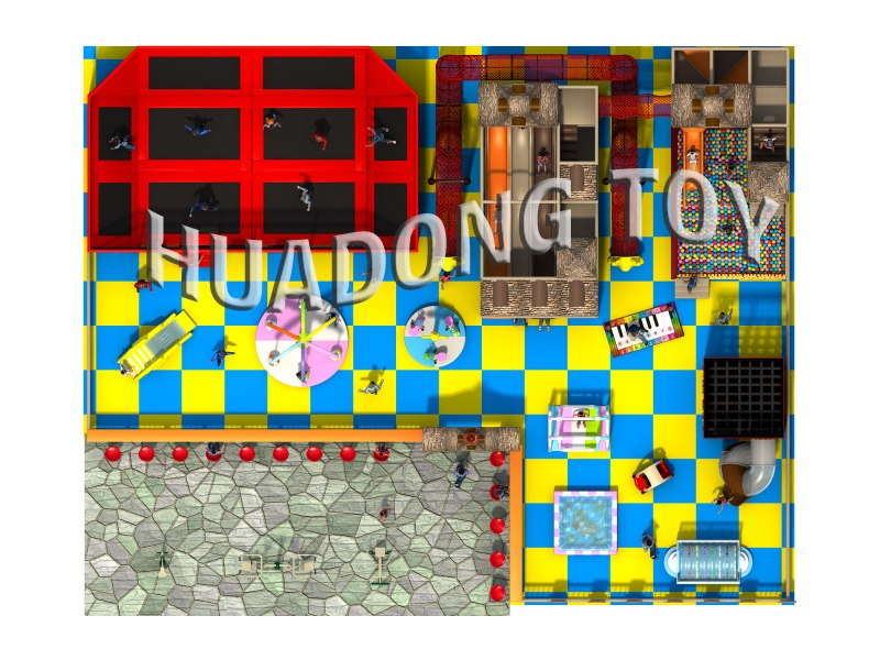 Sân chơi trong nhà Ancient Tribe HD15B-016A