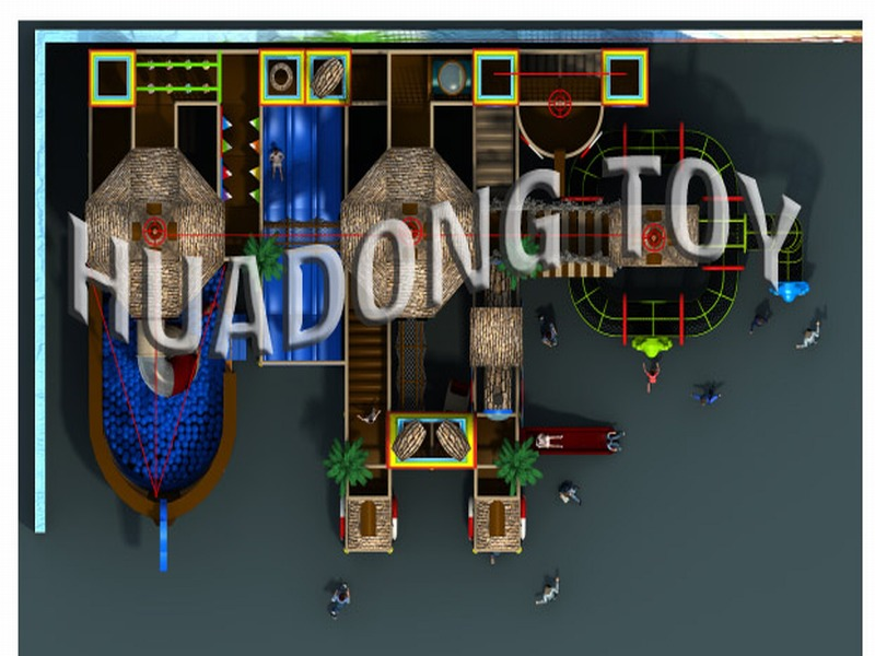 Sân chơi trong nhà Ancient Tribe HD15B-009A