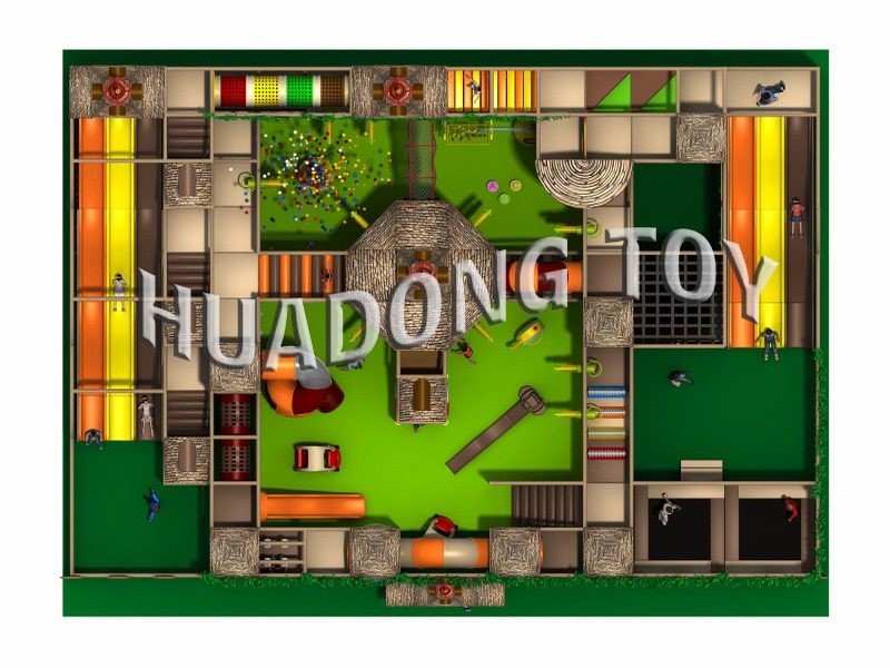 Sân chơi trong nhà Ancient Tribe HD15B-011A