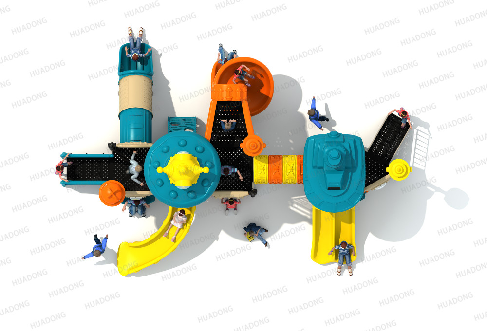 Cầu trượt trẻ em sân chơi ngoài trời Sai Ya Hao HD-HSY006-19111