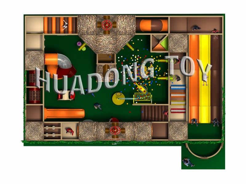 Sân chơi trong nhà Ancient Tribe HD15B-006A