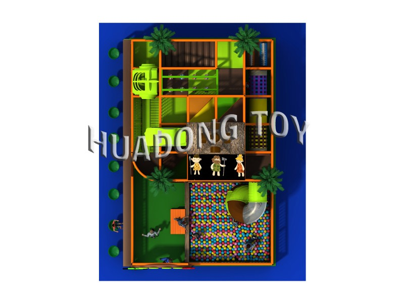 Sân chơi trong nhà Ancient Tribe HD15B-012A