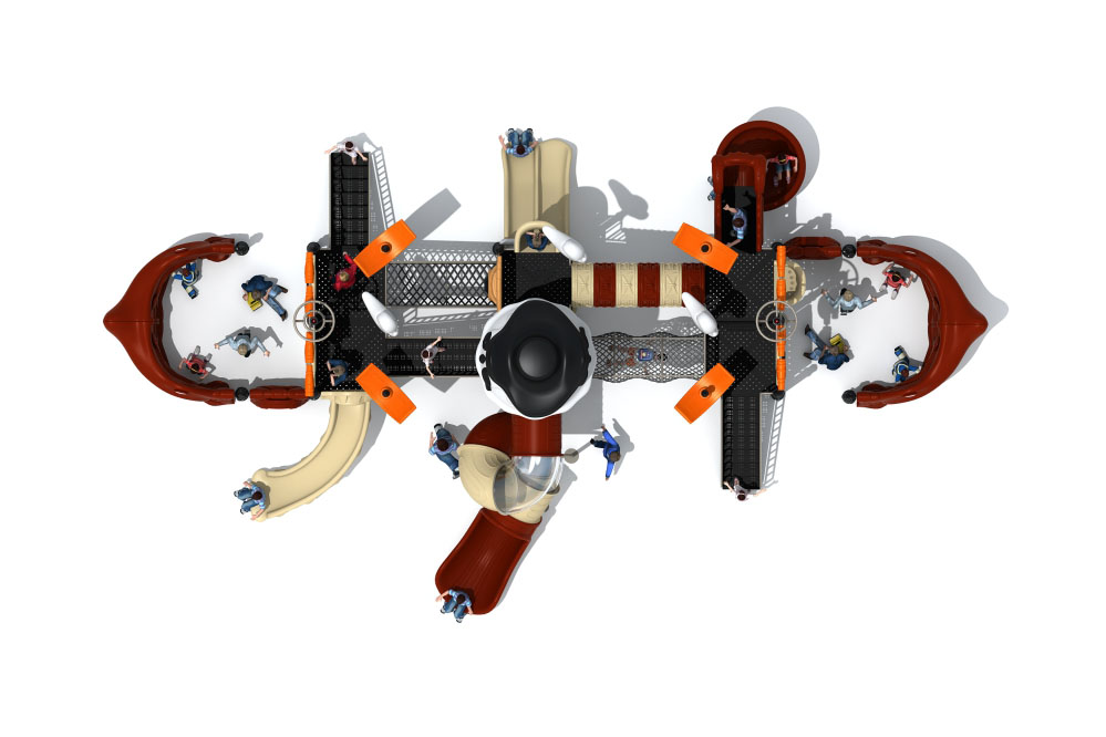 Sân chơi ngoài trời sê-ri Pirate Ship HD-HDD018-21151