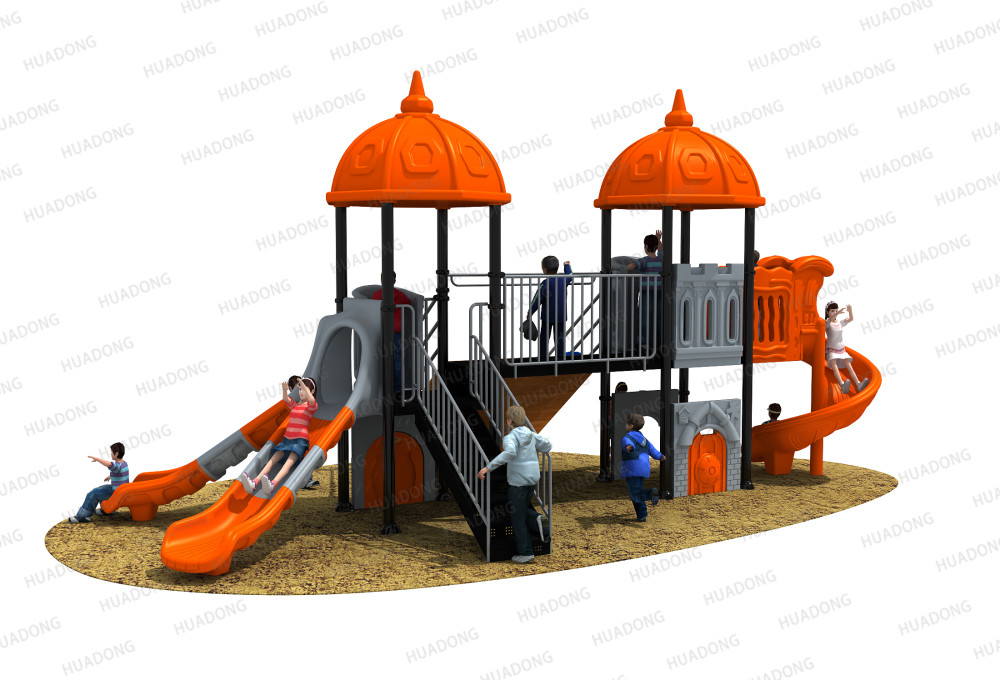 Sân trượt trẻ em ngoài trời Castle Châu Âu và Hàn Quốc HD-HOH012-21084