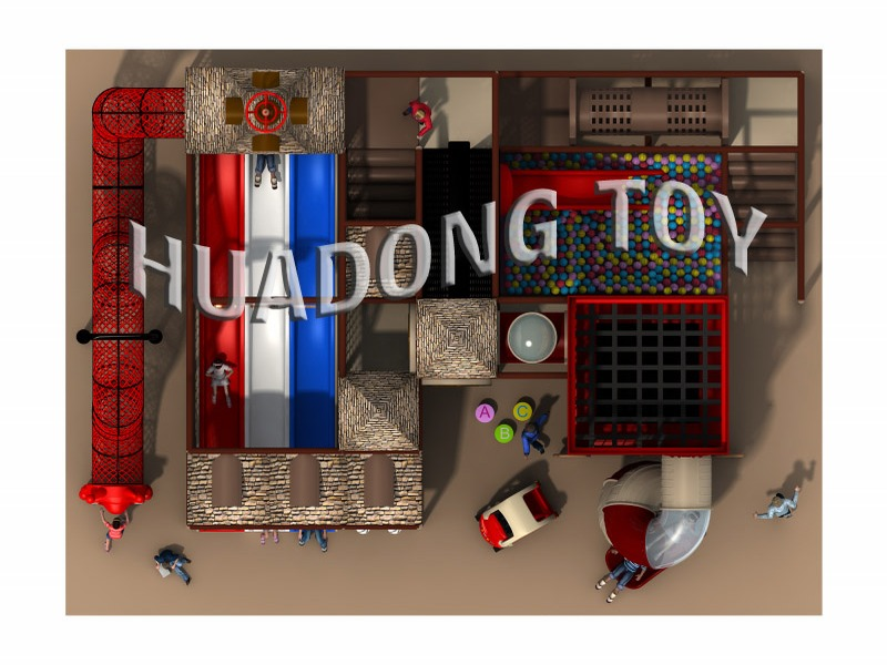Sân chơi trong nhà Ancient Tribe HD15B-014A