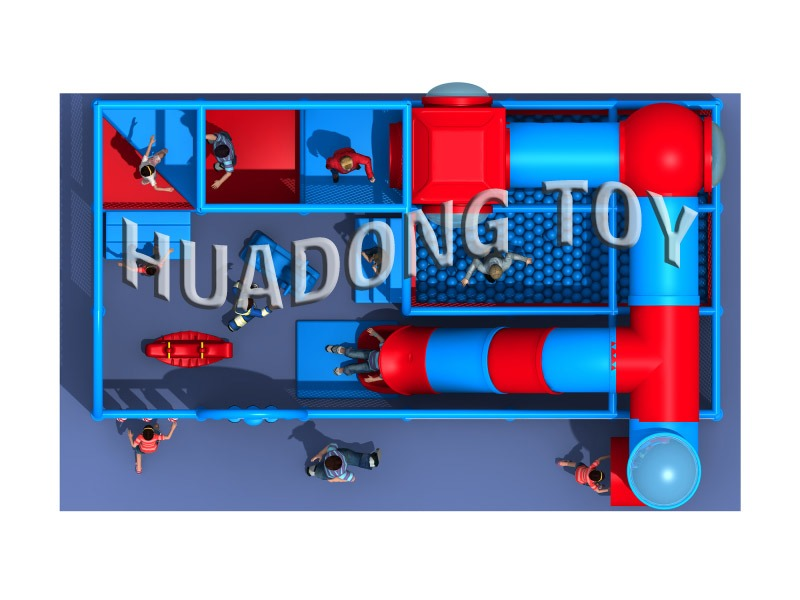Sân chơi trong nhà Pháo đài nghịch ngợm cổ điển HD15B-049A