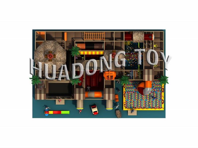 Sân chơi trong nhà Ancient Tribe HD15B-005A