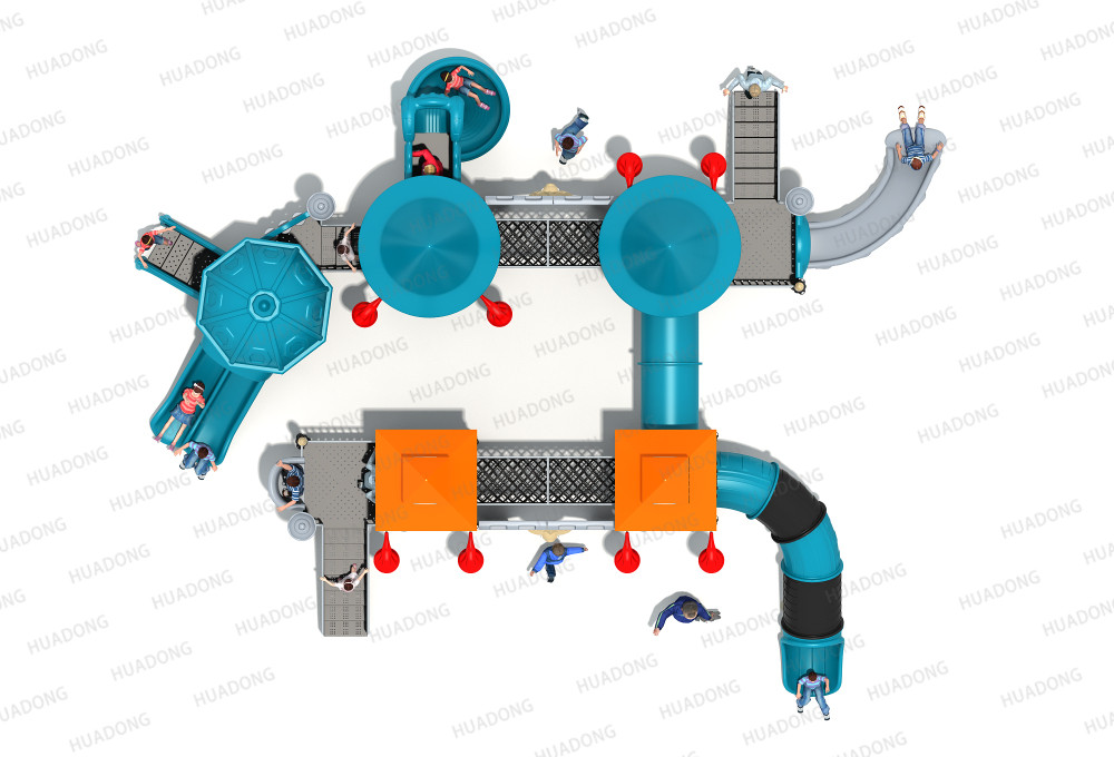 Sân chơi trẻ em ngoài trời Castle Châu Âu và Hàn Quốc HD-HOH003-21082