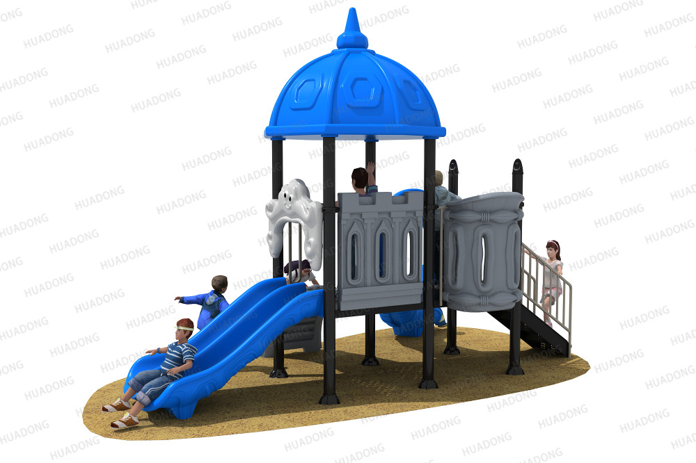 Sân trượt trẻ em ngoài trời Castle Châu Âu và Hàn Quốc HD-HOH010-21084