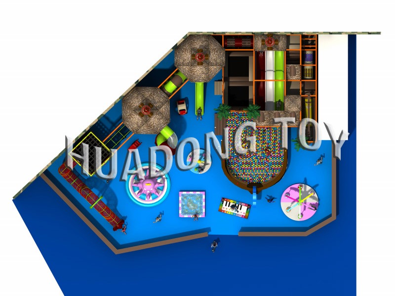 Sân chơi trong nhà Ancient Tribe HD15B-008A